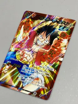 Monkey D Luffy - P OP 46 - One Piece Miracle Battle Carddass Card Japanese - Image 2