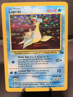 Pokemon TCG Fossil Set Holo Rare Lot of 3 Cards VTG 1999 WOTC - Image 4