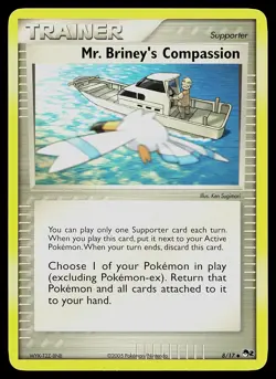 Pokemon Card - Mr. Briney's Compassion POP Series 2 8/17 Uncommon - Image 1