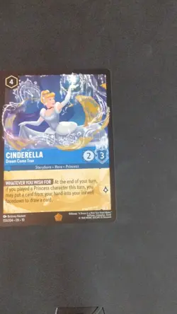 Disney Cinderella-Dream Come True 155/204 Character Card Disney Lorcana TCG - Image 1