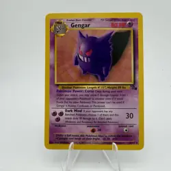 Pokemon TCG 1999 Fossil Gengar Card 20/62 Non-Holo Rare Condition NM - Image 1