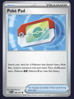 Poke Pad 198/217 Ascended Heroes Pokemon Tcg Card English PACK FRESH! FAST SHIP - Image 1