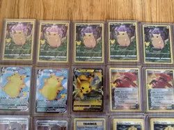 Pokemon Card Bundle Holo Rare Pikachu Charizard - Image 2