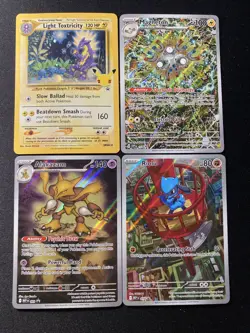 Pokemon TCG Black Star Promo Full Art SVP / MEP / Celebrations 4 Card Mixed Lot - Image 1