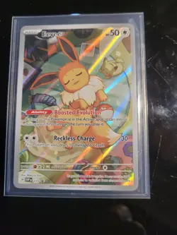 Pokemon Card Eevee SVP 173 Black Star ETB Promo Sealed Near Mint - Image 1