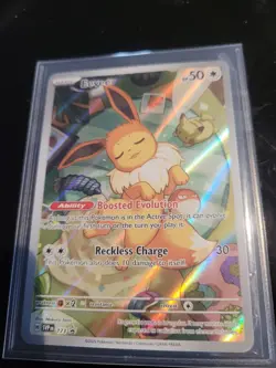 Pokemon Card Eevee SVP 173 Black Star ETB Promo Sealed Near Mint - Image 2