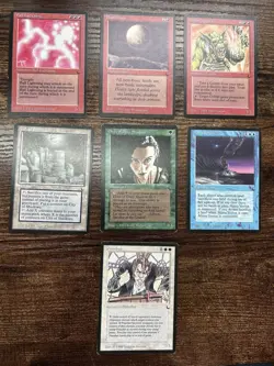 MTG The Dark 1994 Complete Set 119/119 Blood Moon City of Shadows Goblin Wizard - Image 2