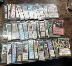 MTG The Dark 1994 Complete Set 119/119 Blood Moon City of Shadows Goblin Wizard - Image 5