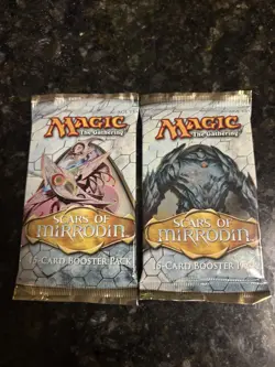 MTG Scars of Mirrodin Booster Pack X2 Magic the Gathering - Image 1