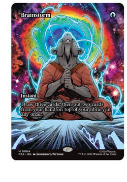 Brainstorm - Borderless Teenage Mutant Ninja Turtles MTG - Image 1