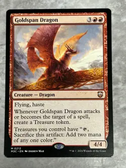 Goldspan Dragon - 212 - Regular - Commander: Modern Horizons 3 - MTG MH3 - Image 1