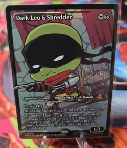 Dark Leo & Shredder (Showcase Foil) - 0289 - TMT Teenage Mutant Ninja Turtles NM - Image 1