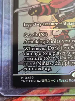 Dark Leo & Shredder (Showcase Foil) - 0289 - TMT Teenage Mutant Ninja Turtles NM - Image 3