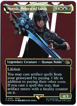 Noctis, Prince of Lucis (Borderless) R FINAL FANTASY 401 NM - Image 1