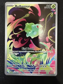 Pokemon Bulbasaur IR Mega Evolution 133/132 English Near Mint - Image 4