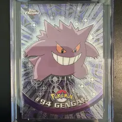 2000 Topps Chrome Series 2 Pokemon Gengar #94 CGC 9.5 Low Pop - Image 2