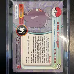 2000 Topps Chrome Series 2 Pokemon Gengar #94 CGC 9.5 Low Pop - Image 5