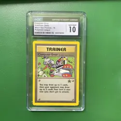 Pokemon League 2000 Black Stars Promo - 16 Computer Error CGC 10 - Image 1