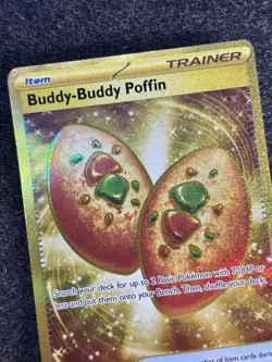 Buddy-Buddy Poffin 223/167 Pokemon TCG Twilight Masquerade Gold Hyper Rare NM - Image 4