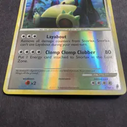 Pokemon TCG Snorlax 33/95 Call of Legends Reverse Holo Rare 2011 LP - Image 3