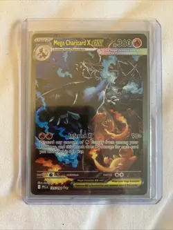 Pokemon TCG English Mega Charizard x EX SIR 125/094 PACK FRESH - Image 1