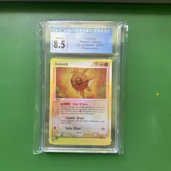 Pokemon Solrock Ex Sandstorm E-reader 13/100 CGC 8.5 - Image 1