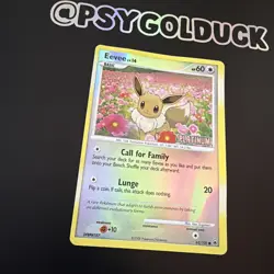 Pokemon Platinum Stamped Reverse Holo Eevee 62/100 - Majestic Dawn MP A28 - Image 2