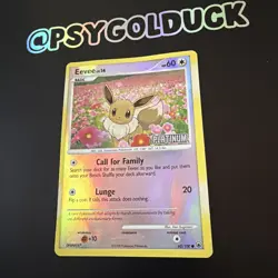 Pokemon Platinum Stamped Reverse Holo Eevee 62/100 - Majestic Dawn MP A28 - Image 3