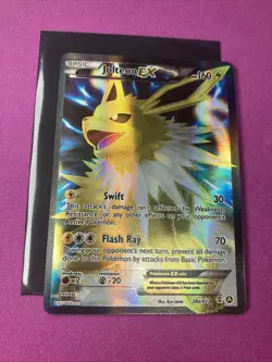 Pokemon TCG Jolteon EX 28a/83 Alternative Art Promo - Image 1