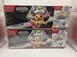 Pokemon Prismatic Evolutions Sam's Club Exclusive Surprise Box+Booster Bundle x2 - Image 1