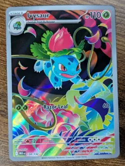 Pokemon TCG - Ivysaur Illustration Rare 134/132 Mega Evolution - NEAR MINT 💎 - Image 1