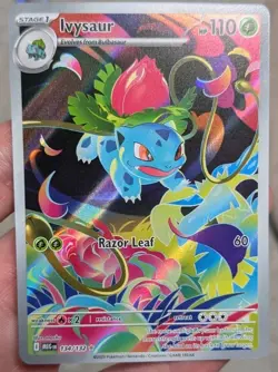 Pokemon TCG - Ivysaur Illustration Rare 134/132 Mega Evolution - NEAR MINT 💎 - Image 3