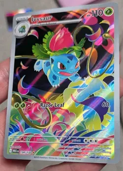 Pokemon TCG - Ivysaur Illustration Rare 134/132 Mega Evolution - NEAR MINT 💎 - Image 4