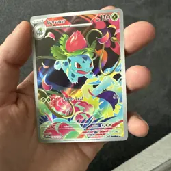 Ivysaur Illustration Rare IR 134/132 Mega Evolution Pokemon TCG English NM/M - Image 3