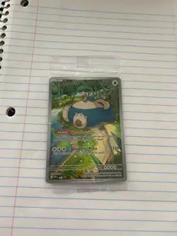 SEALED Pokemon Snorlax SVP 051 Scarlet & Violet 151 Holo Black Star Promo NM - Image 1