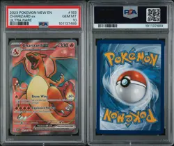 Pokemon Charizard ex Ultra Rare Holo 183/165 Scarlet & Violet 151 PSA 10 - Image 2