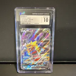 Pokemon Giratina V CGC Gem Mint 10 Lost Origin 185/196 Ultra Rare Full Art Holo - Image 1