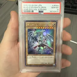 Psa 10 Blue-Eyes White Dragon Jump RYU Vol.8 Promo JMPR-JP001 Yugioh 2016 - Image 1