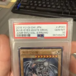 Psa 10 Blue-Eyes White Dragon Jump RYU Vol.8 Promo JMPR-JP001 Yugioh 2016 - Image 2