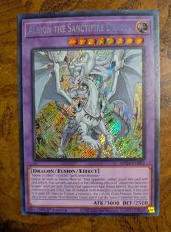 Albion The Sanctifire Dragon MP24-EN082 Secret Rare MISPRINT NM 1st Ed YuGiOh! - Image 1