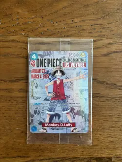 Monkey.D.Luffy (055) (College Basketball US Voyage) P-055 One Piece Promotion... - Image 1