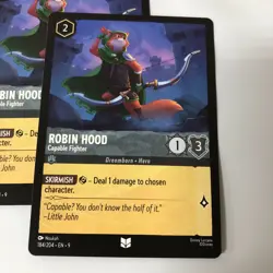 Robin Hood Capable Fighter Fabled 4x x4 Disney Lorcana Playset - Image 1