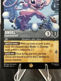 Disney Lorcana TCG Winterspell - Angel Experiment 624 - 191/204 Legendary - Image 3