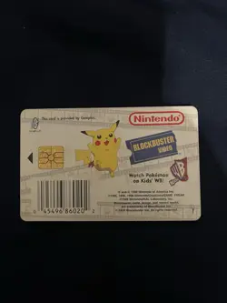 Nintendo Blockbuster Video Pokemon Snap Station Squirtle 1999 Collectible Card - Image 2