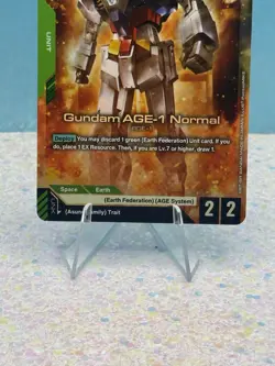 Gundam Card Game Dual Impact Gundam AGE-1 Normal GD02-021 LR - Image 3