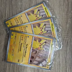 Pikachu At The Museum Pokemon X Natural History Museum. Jumbo Promo Card. Sealed - Image 3