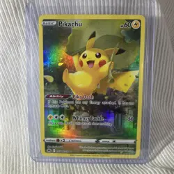 Pokemon Pikachu TCG Crown Zenith Full Art Holo Rare Card GG30/GG70 - Image 2