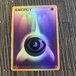 Vintage 2003 Pokemon Psychic Energy 107/109 Reverse Holo Card - Image 1