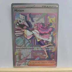 Pokemon TCG Miriam Scarlet & Violet Holo Card 251/198 Special Illustration Rare - Image 1
