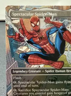 Spectacular Spider-Man (Borderless) Marvel's Spider-Man Regular MTG SPM 0014 - Image 2